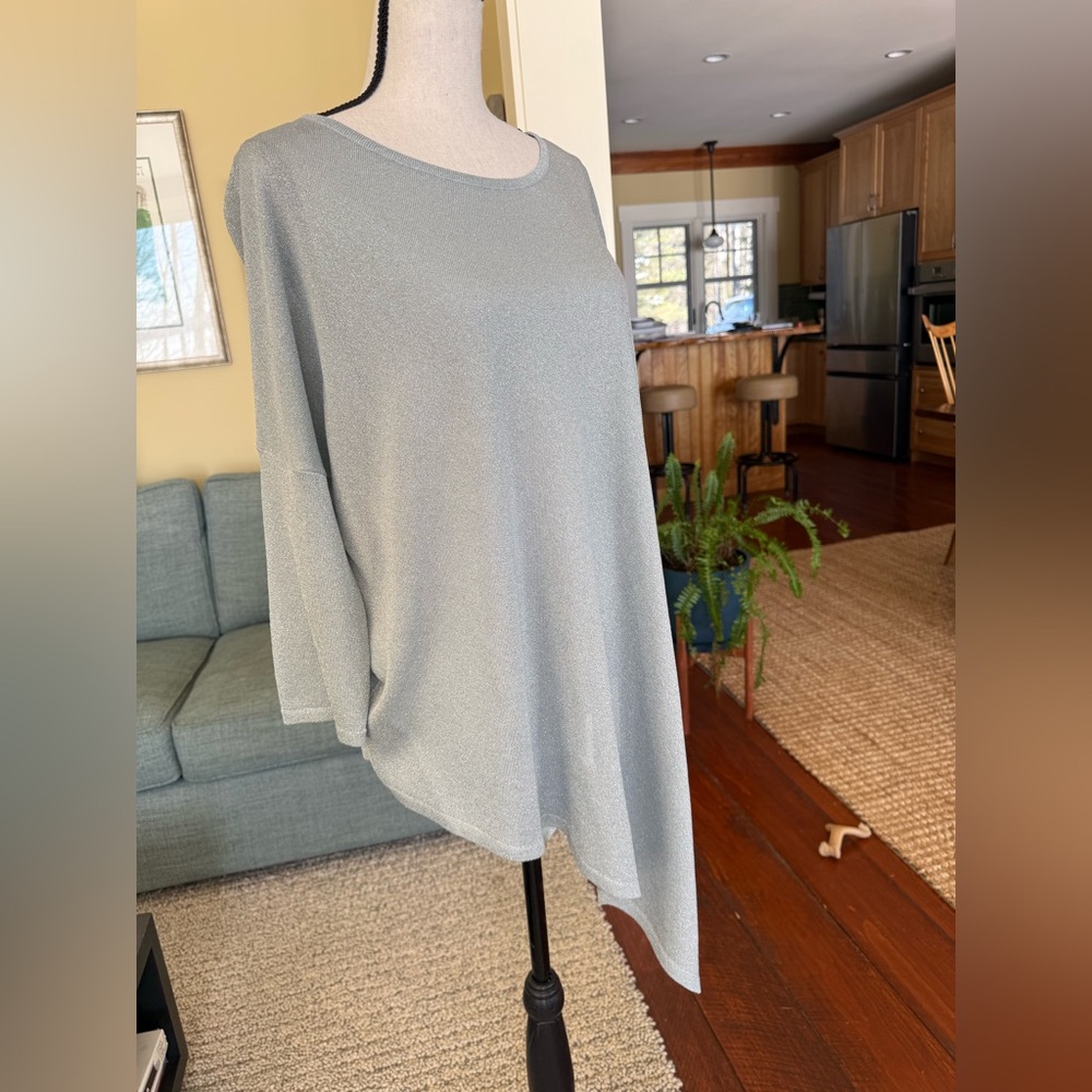 Phase Eight elegant grey sparkled poncho - ideal for evening!